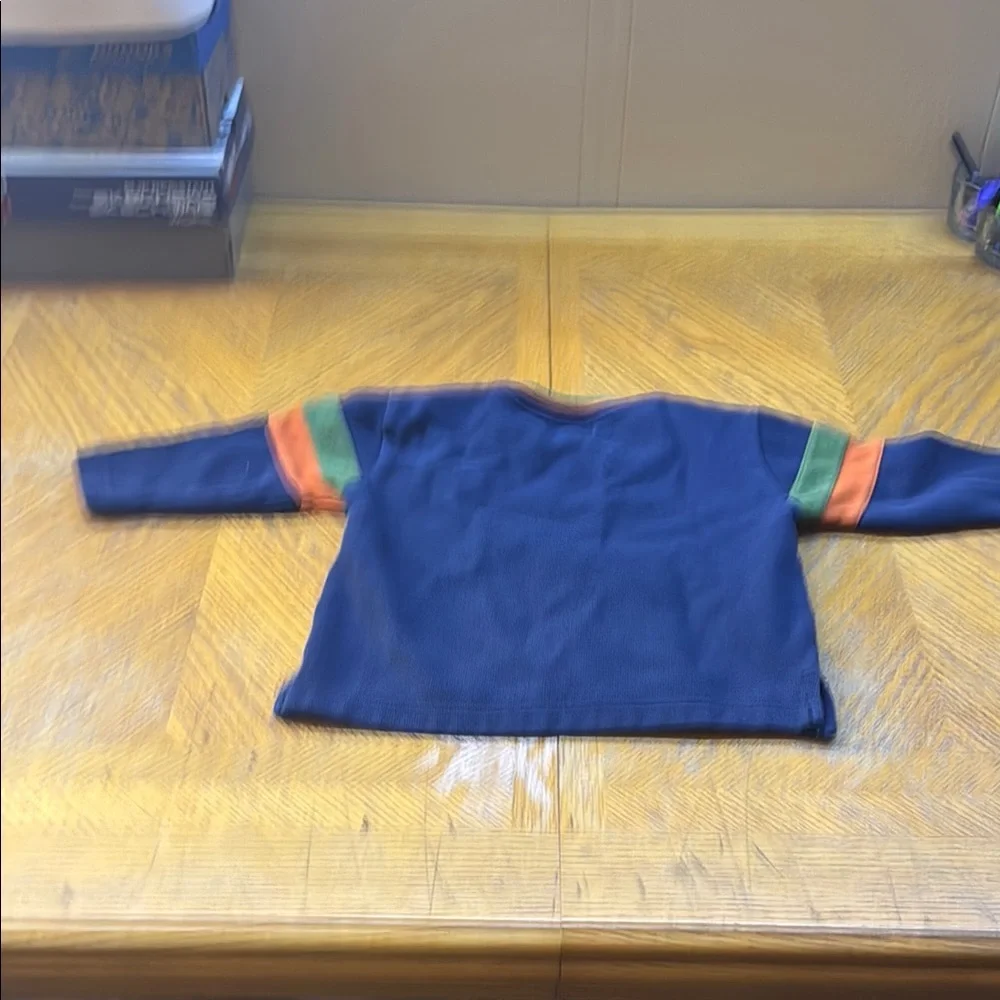 The Children's Place Long Sleeve Tee in Blue and Green